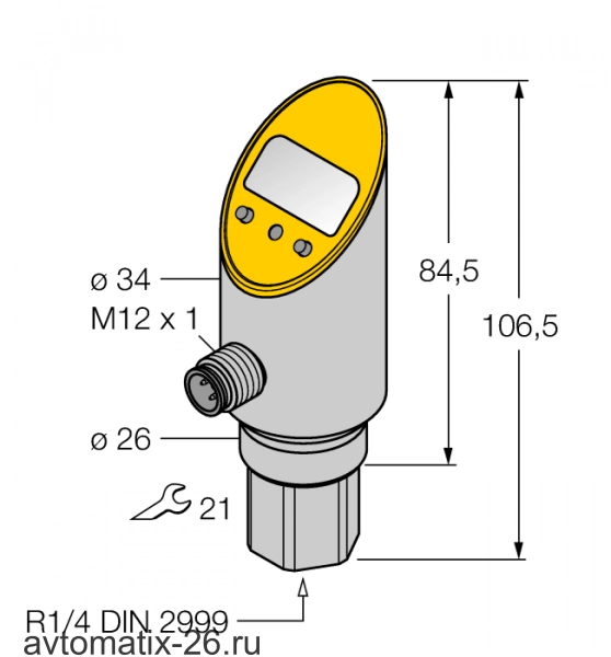 Датчик давления TURCK PS01VR-311-2UPN8X-H1141