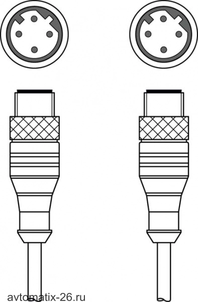 Соединительный кабель Leuze Electronic KSS ET-M12-4A-M12-4A-P7-150