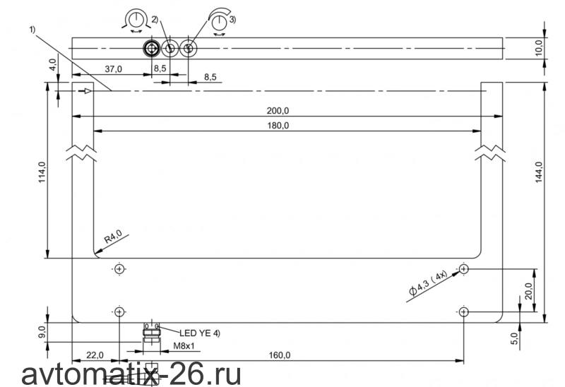 Щелевой датчик Balluff BGL 180A-001-S49