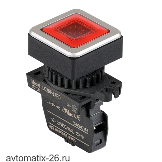 Сигнальная кнопка Autonics LQ3RF-L4RLM