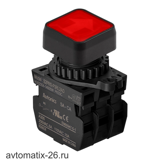 Кнопочный выключатель Autonics S2PRS-P3RL2AD