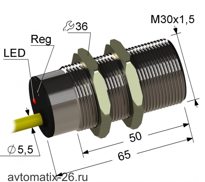 Емкостный датчик PS1-30M65-10B21-K
