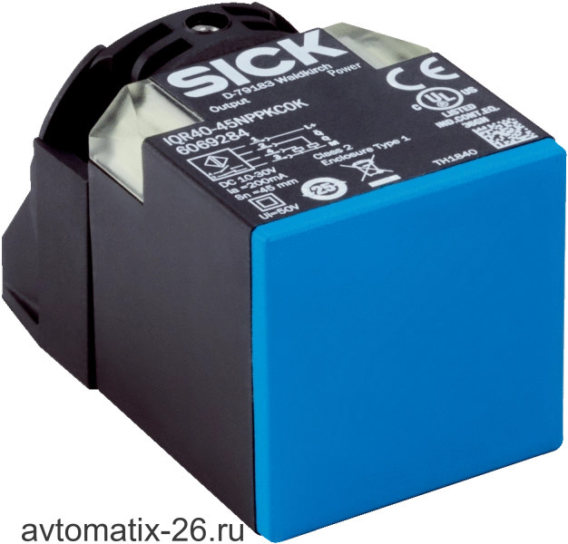 Индуктивный датчик SICK IQR40-20BPSKC0K