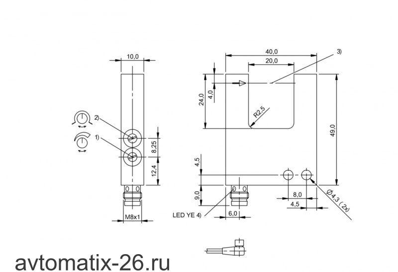 Щелевой датчик Balluff BGL 20A-006-S49
