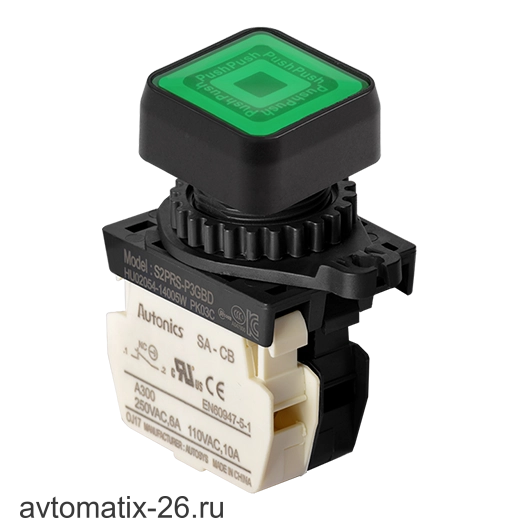Кнопочный выключатель Autonics S2PRS-P3GBDM