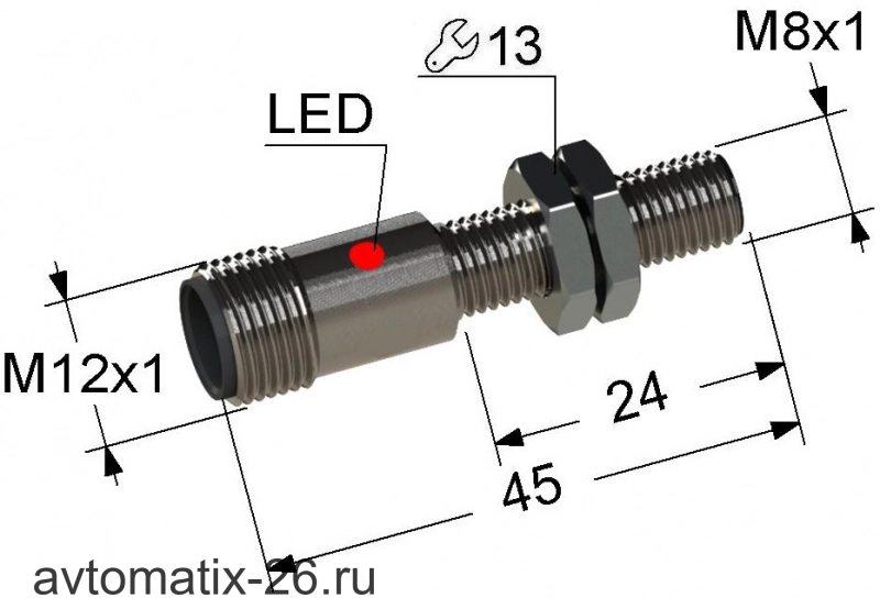 Индуктивный датчик Мега-К PS2-08M45-4B31-C4