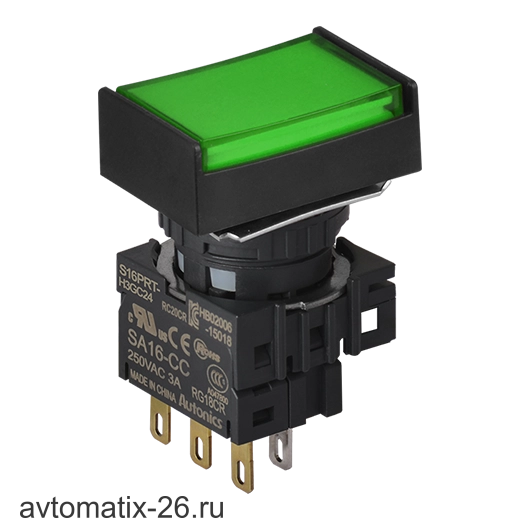 Кнопочный выключатель Autonics S16PRT-H3GC12