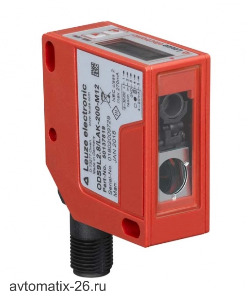 Лазерный датчик расстояния Leuze Electronic ODS9L2.8/LA6-100-M12