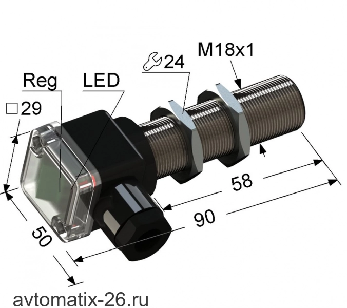 Емкостный датчик Мега-К PS1-18M90-5B31-B