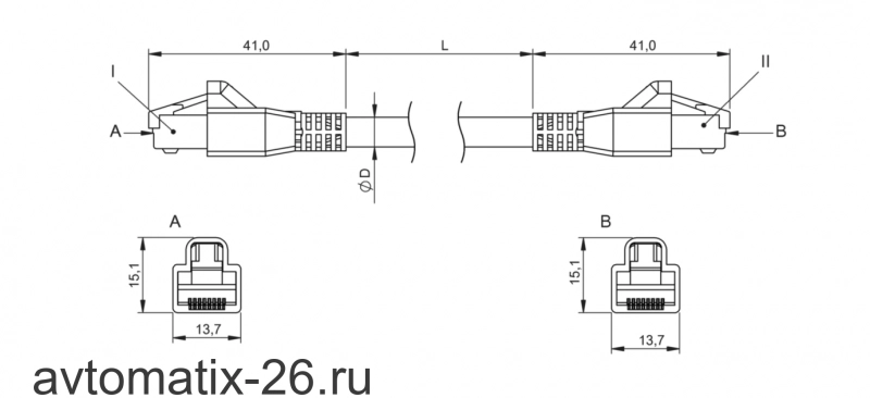 Соединительный кабель Balluff BCC E894-E894-90-339-ES64N9-050