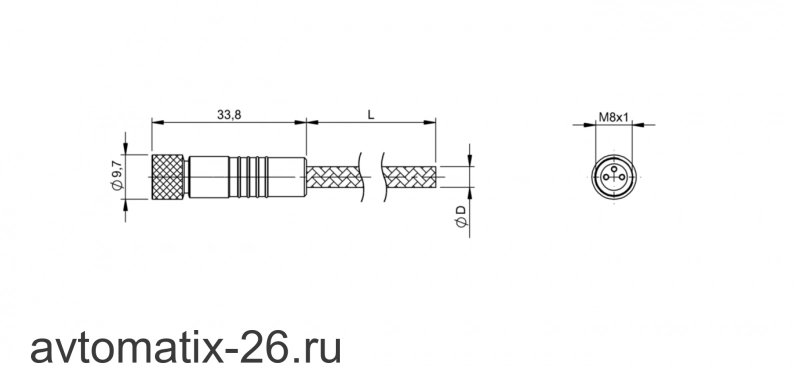 Разъем с кабелем Balluff BCC W313-0000-10-001-MW8334-050