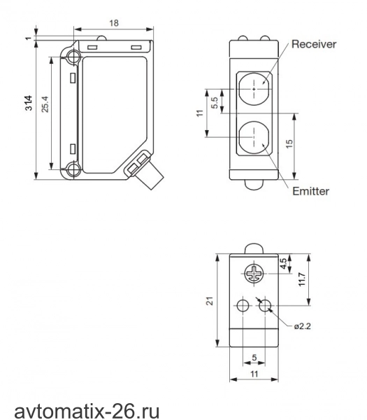 Оптический датчик Carlo Gavazzi PD30ETDI10BPA2IO