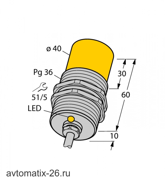 Индуктивный датчик TURCK NI25-G47-AZ3X