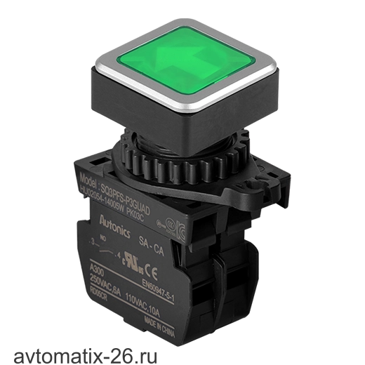 Кнопочный выключатель Autonics SQ3PFS-P3GUADM