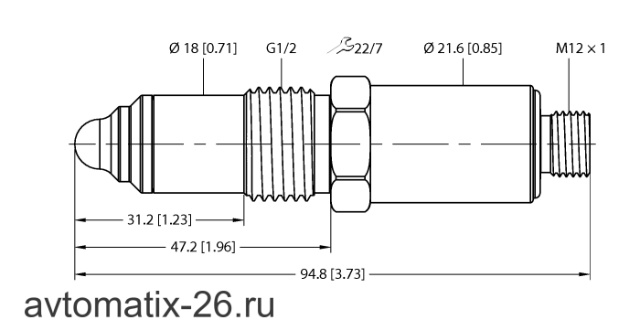 Емкостной датчик TURCK NCLS-30-UP6X-H1141