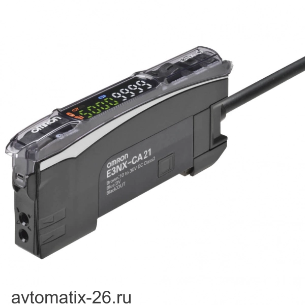 Оптоволоконный усилитель для датчиков контрастной метки Omron E3NX-CA21 2M