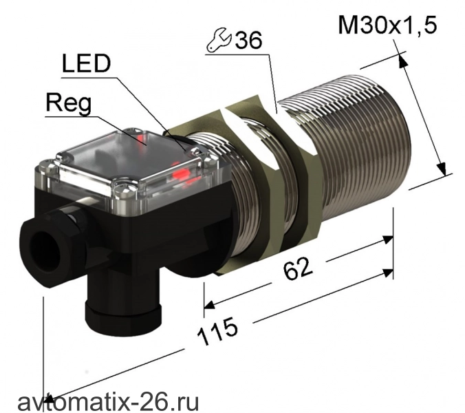 Емкостный датчик PS1-30M115-10B31-T