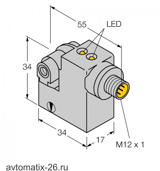 Магнитный датчик TURCK BIM-IKM-AP6X2-H1141/S34