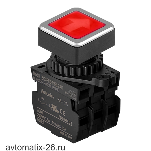 Кнопочный выключатель Autonics SQ3PFS-P3RL2ADM