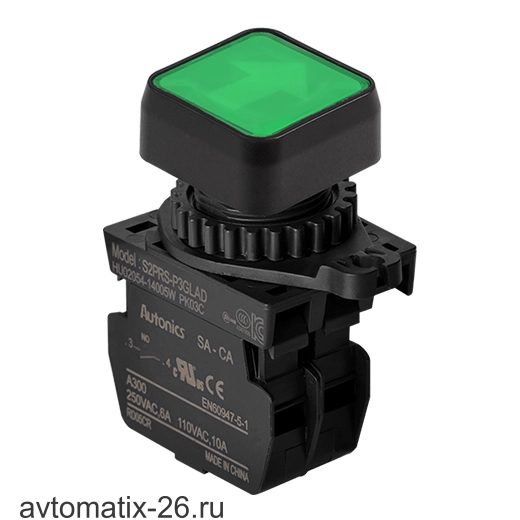 Кнопочный выключатель Autonics S2PRS-P3GLAD