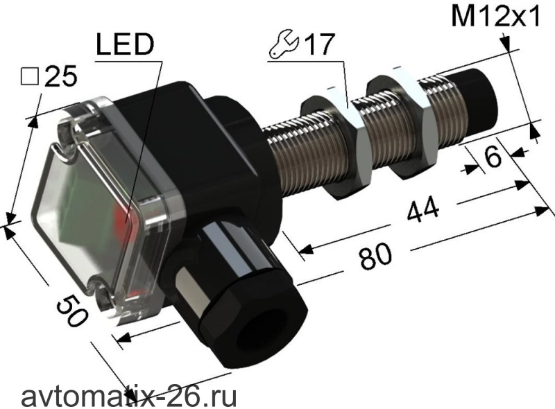 Индуктивный датчик Мега-К PS2-12М80-4N41-В