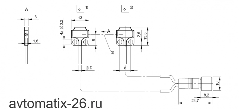 Оптоволоконный кабель Balluff BOH TK-R018-002-02-S49F