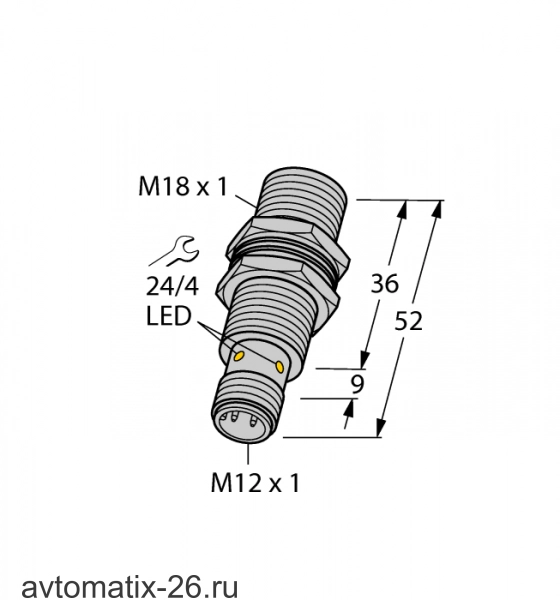 Индуктивный датчик TURCK BI8U-MT18-AP6X-H1141