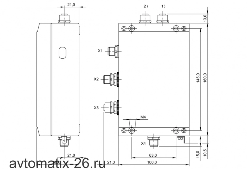 Блок обработки RFID Balluff BIS M-6022-019-050-03-ST14