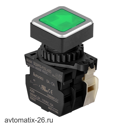 Кнопочный выключатель Autonics SQ3PFS-P3GLABDM