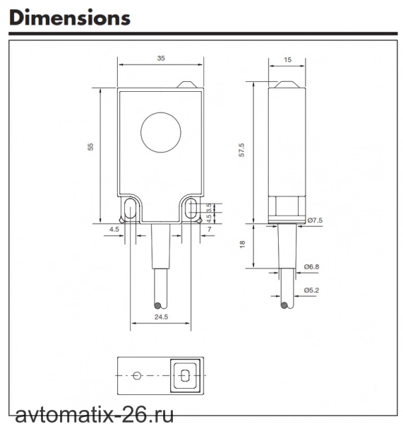 Емкостный датчик Carlo Gavazzi VC5510PNCPT