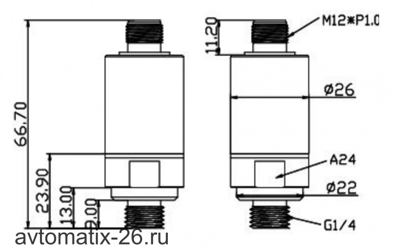 Преобразователь давления EMA Electronics PC2163