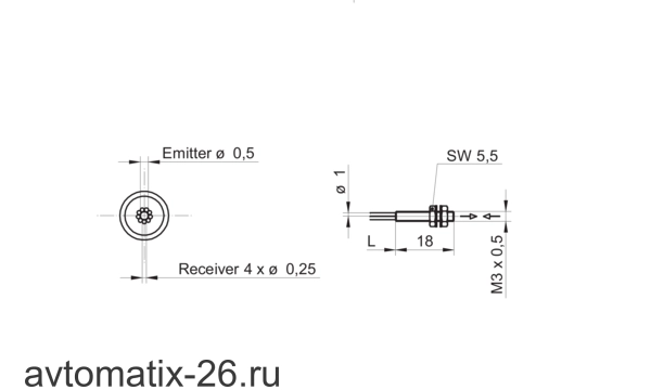 Оптоволоконный кабель Baumer FCE 200D1Y00