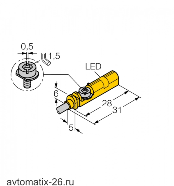 Магнитный датчик TURCK BIM-UNT-AN6X