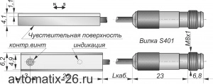 Датчик для цилиндров СКБ Индукция GT01-NO-DC-P8(Lкаб=0,5м)