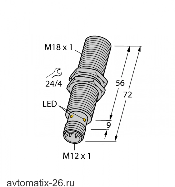 Индуктивный датчик TURCK BI8U-M18E-AP6X-H1141