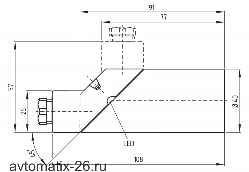 Индуктивный датчик Schmersal IFL20-400-10/01