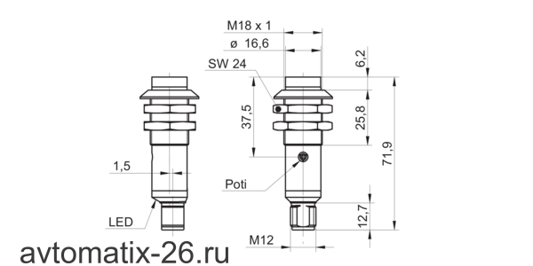Оптический датчик Baumer OR18.GR-NW1P.71O