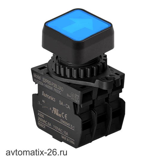 Кнопочный выключатель Autonics S2PRS-P3BL2ADM