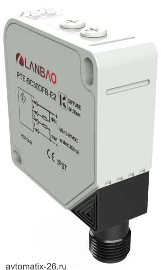 Оптический датчик LANBAO PTE-BC30DFB-E2