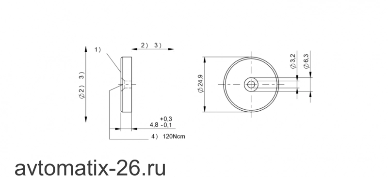 Транспондер RFID Balluff BIS M-132-03/L-HT