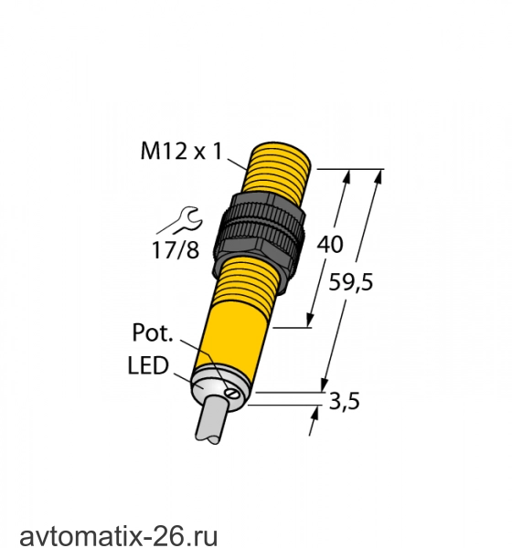 Емкостной датчик TURCK BC3-S12-AN6X