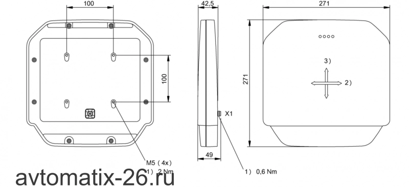 RFID головка чтения/записи Balluff BIS U-302-C0-TNCB