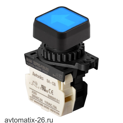 Кнопочный выключатель Autonics S2PRS-P3BUBDM