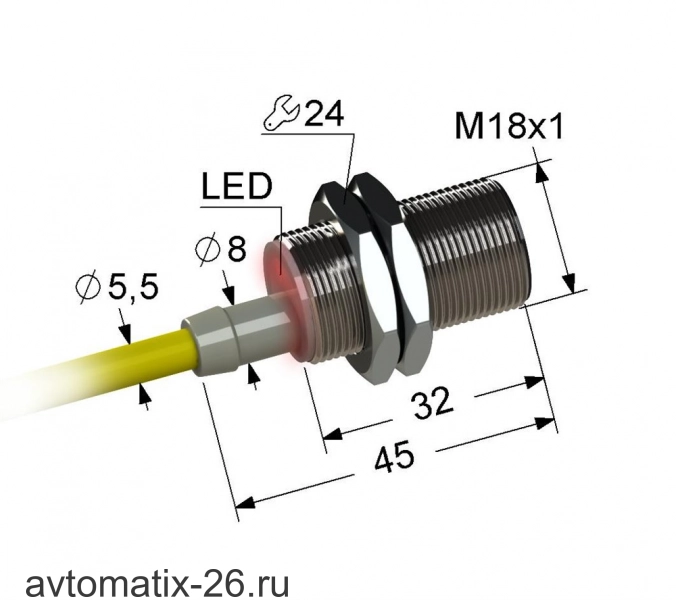Индуктивный датчик Мега-К PS2-18M45-8B31-Z
