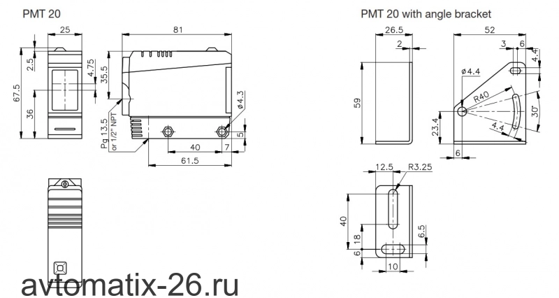 Оптический датчик Carlo Gavazzi PMT20RGM