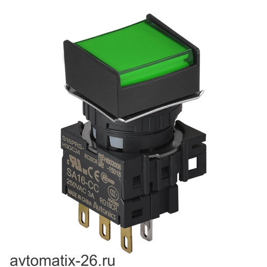 Кнопочный выключатель Autonics S16PRS-H4GC24