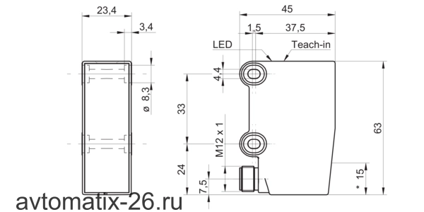 Оптический датчик Baumer OHDK 25G6912/S14C