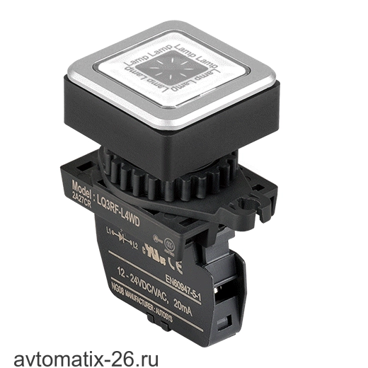 Сигнальная кнопка Autonics LQ3RF-L4WL