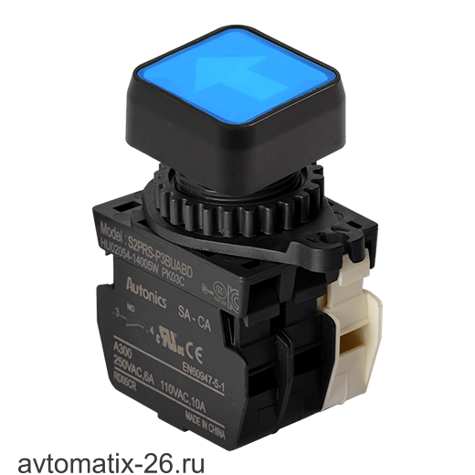 Кнопочный выключатель Autonics S2PRS-P3BUABLM