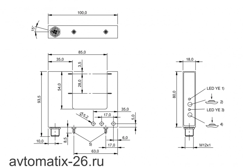 Щелевой датчик Balluff BGL 50C-001-S4
